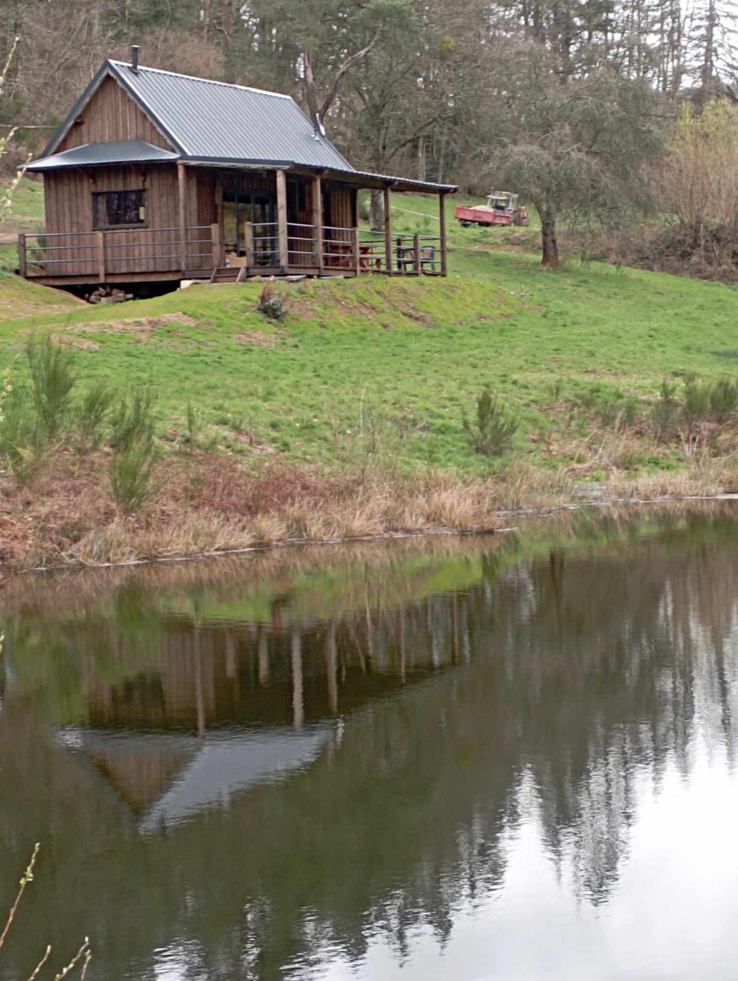A La Cabane Des Bois Dessus Tiny Gite Alligny-en-Morvan ภายนอก รูปภาพ