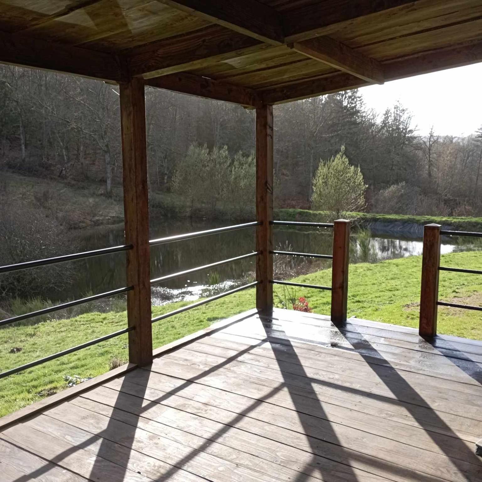 A La Cabane Des Bois Dessus Tiny Gite Alligny-en-Morvan ภายนอก รูปภาพ